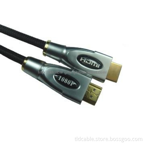 factory sealed HDMI Cable Metal Cable with Nylon net